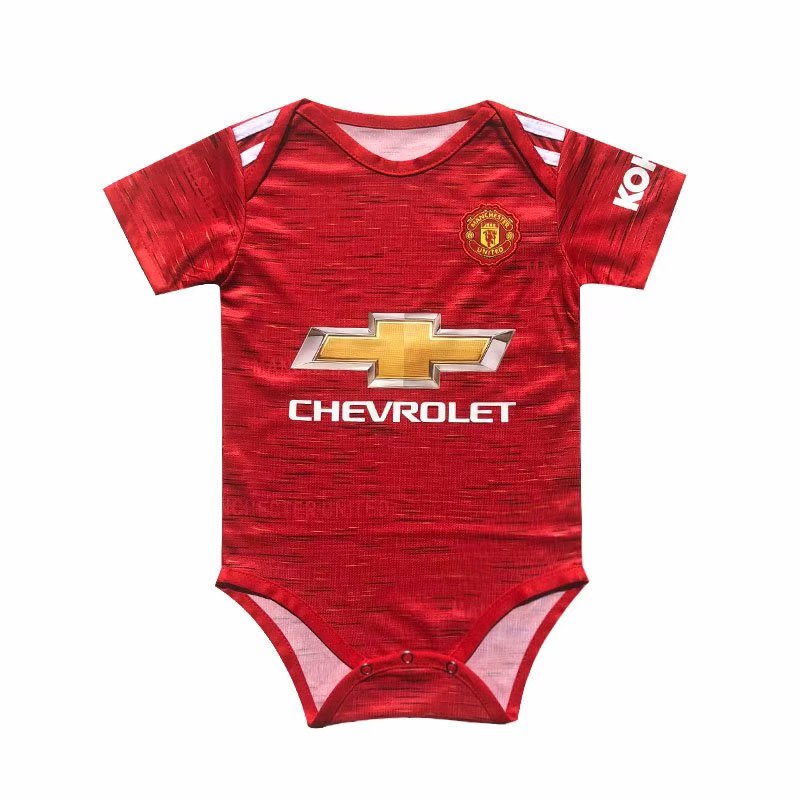  Manchester united home Baby Grow baby onesie jersey 