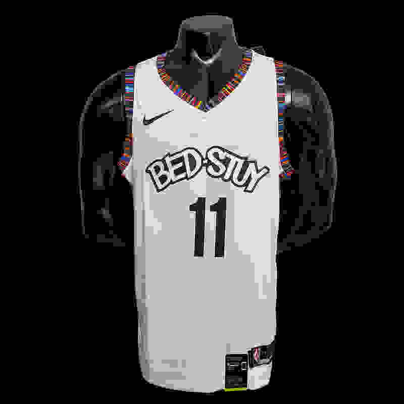 Irving #11 Brooklyn Nets City version white NBA jersey SizeXS-XXL Nike connect r