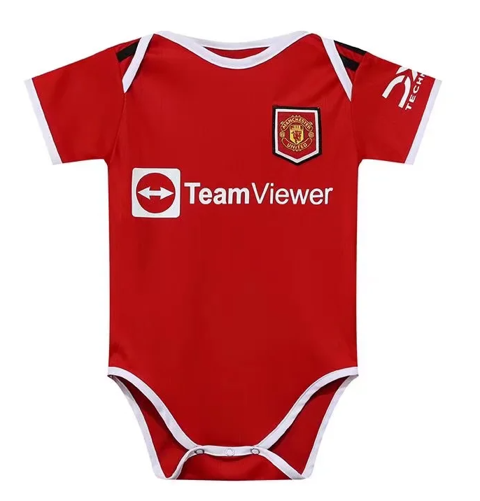  2022-2023 Manchester united home Baby Grow baby onesie jersey 