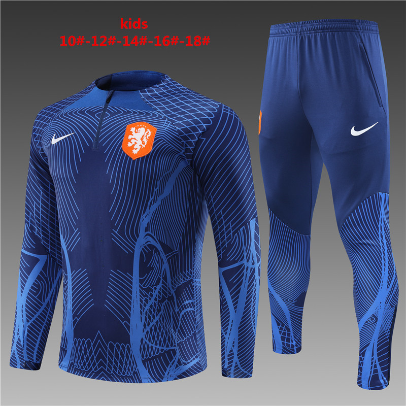 2022/2023 the Netherlands kids kit Training suit