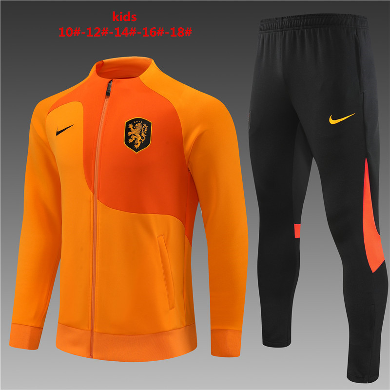 2022/2023 Netherlands Kids Training  Set Jacket