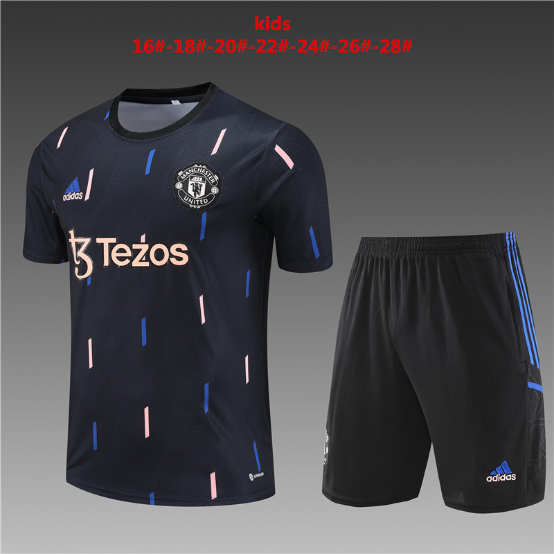 2022-2023 MANCHESTER UNITED Training clothes KIDS kit With pockets