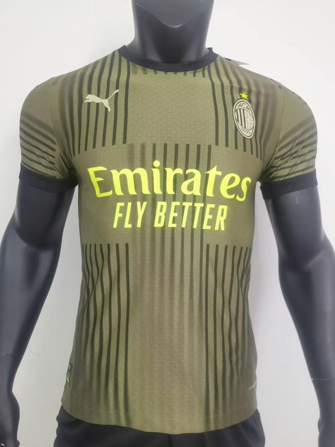 2022-2023 AC MILAN 2rd away Player version soccer Jersey Tight 