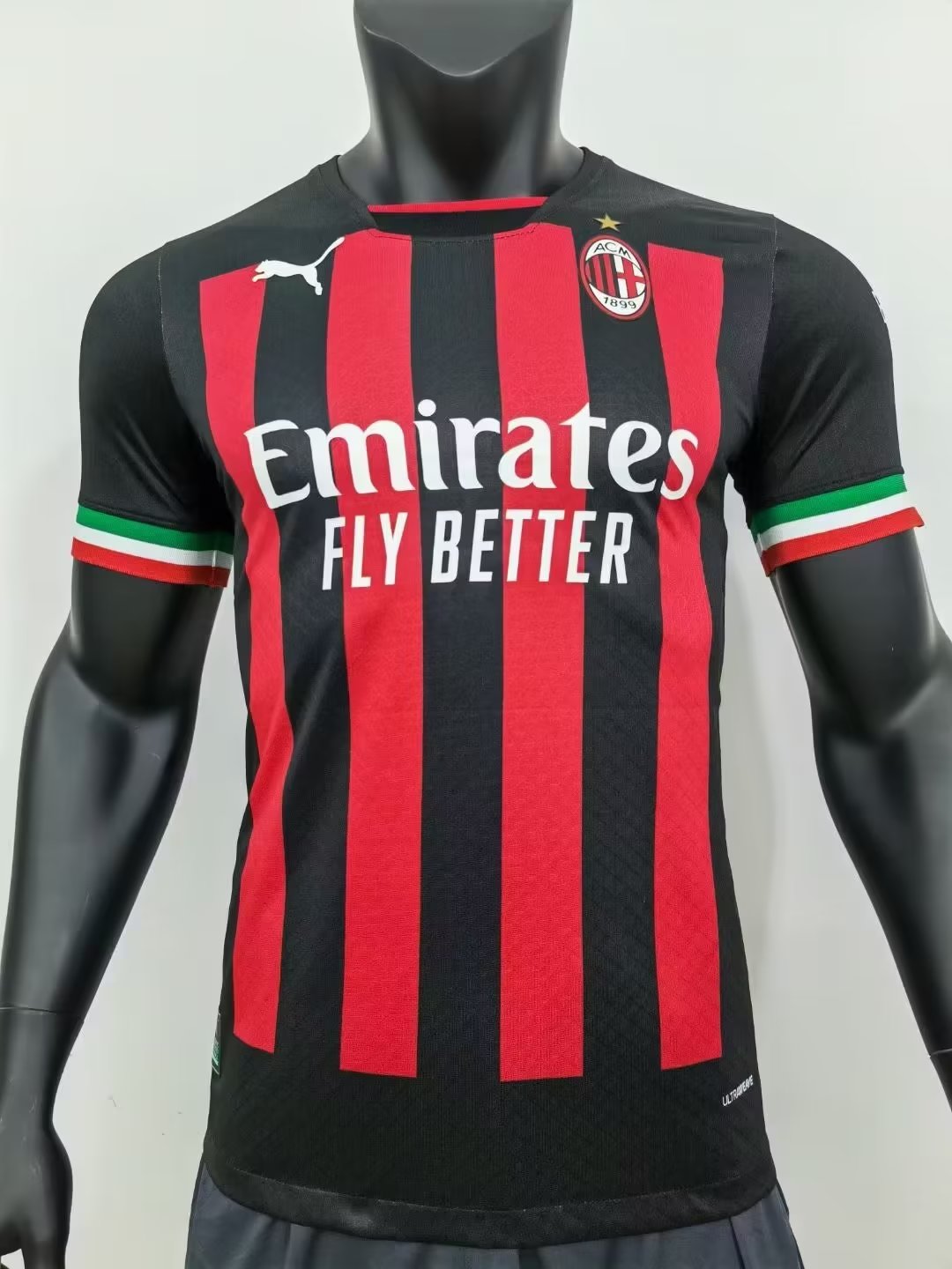 2022-2023 AC MILAN home Player version soccer Jersey Tight 