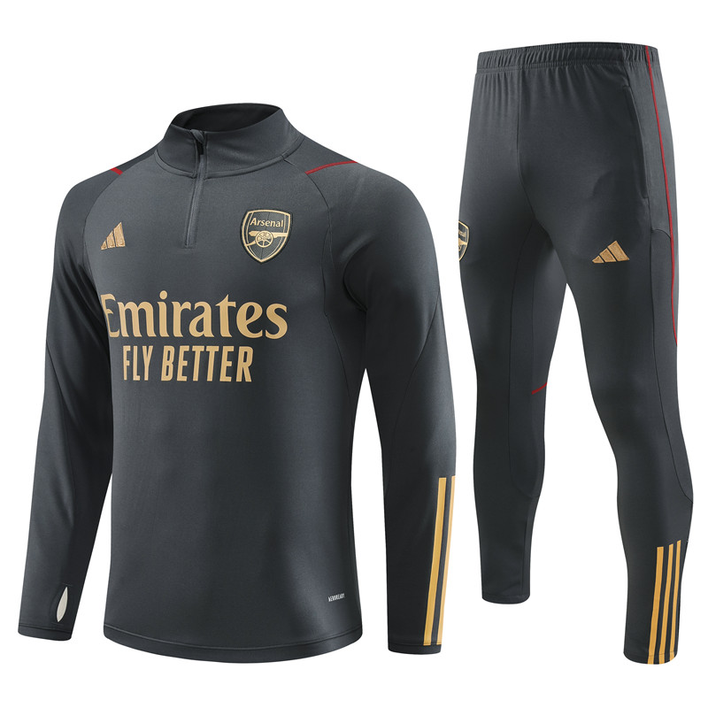 2023-2024 Arsenal half-pull training suit adult long-sleeved