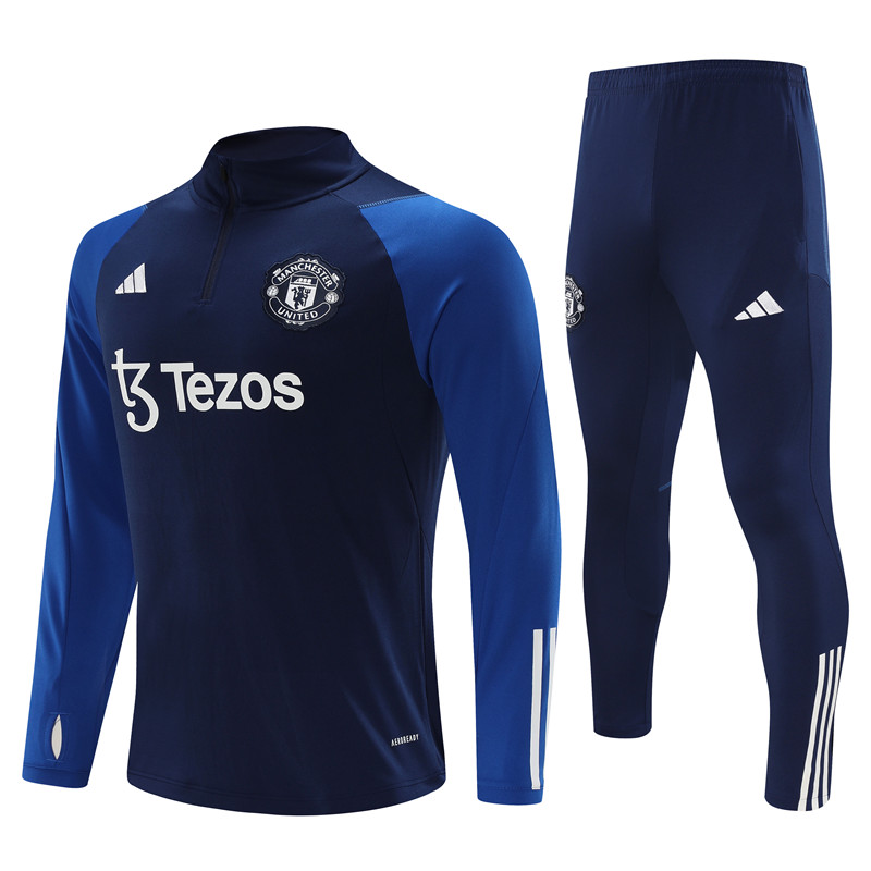 2023-2024  Manchester united Adult kit soccer jersey Training suit 