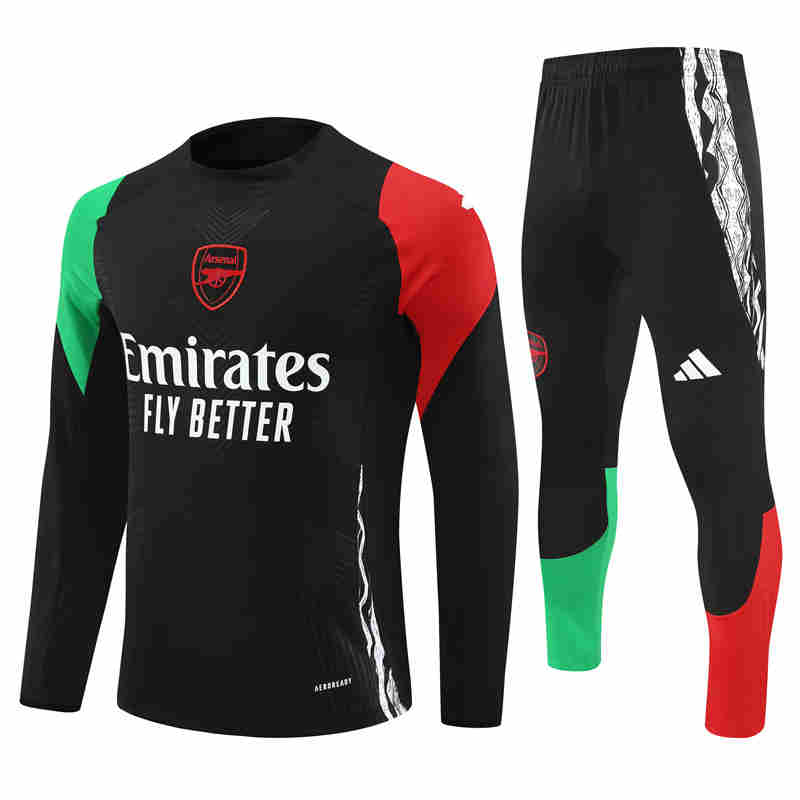 2024-2025 Arsenal  adult Long sleeved half pull training suit set